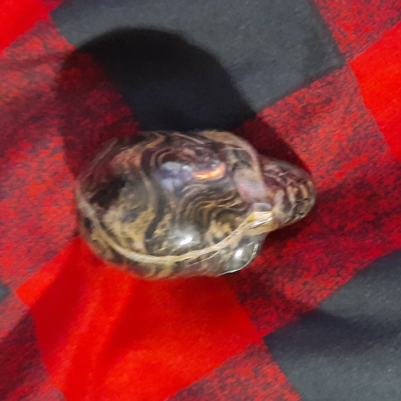 STROMOTOLITE CRYSTAL SKULL Genuine Crystal Peru - Picture 7 of 10